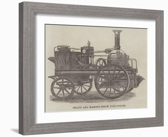 Shand and Mason's Steam Fire-Engine-null-Framed Giclee Print