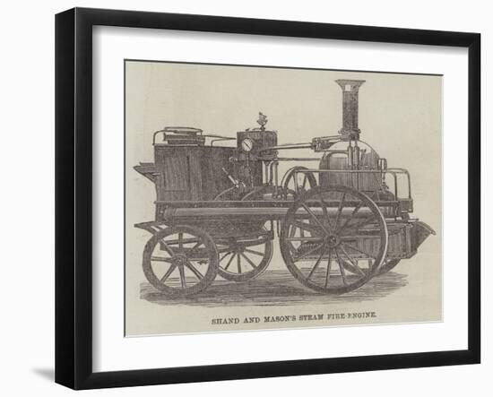 Shand and Mason's Steam Fire-Engine-null-Framed Giclee Print