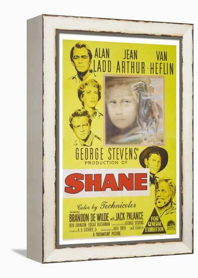 Shane, 1953, Directed by George Stevens-null-Framed Premier Image Canvas