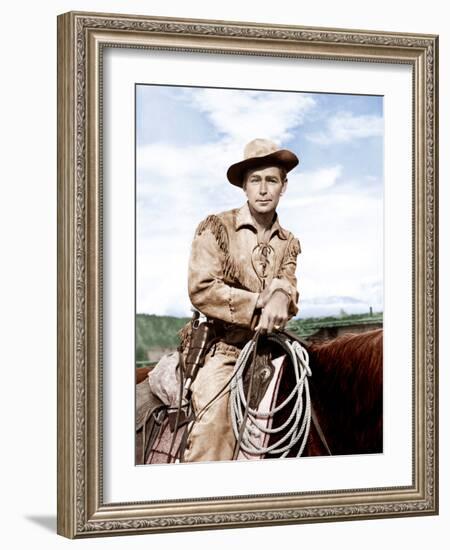 Shane, Alan Ladd, 1953-null-Framed Photo