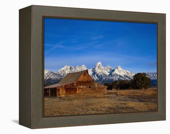 Shanes Barn, Grand Teton National Park, WY-Elizabeth DeLaney-Framed Premier Image Canvas