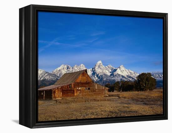 Shanes Barn, Grand Teton National Park, WY-Elizabeth DeLaney-Framed Premier Image Canvas