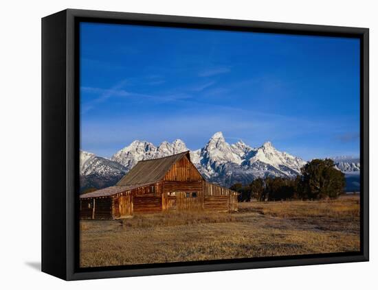 Shanes Barn, Grand Teton National Park, WY-Elizabeth DeLaney-Framed Premier Image Canvas