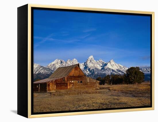 Shanes Barn, Grand Teton National Park, WY-Elizabeth DeLaney-Framed Premier Image Canvas