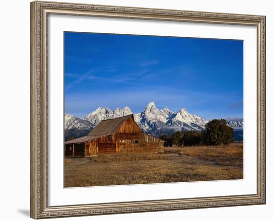 Shanes Barn, Grand Teton National Park, WY-Elizabeth DeLaney-Framed Photographic Print