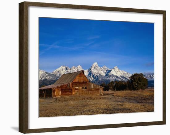 Shanes Barn, Grand Teton National Park, WY-Elizabeth DeLaney-Framed Photographic Print