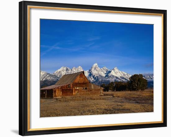 Shanes Barn, Grand Teton National Park, WY-Elizabeth DeLaney-Framed Photographic Print