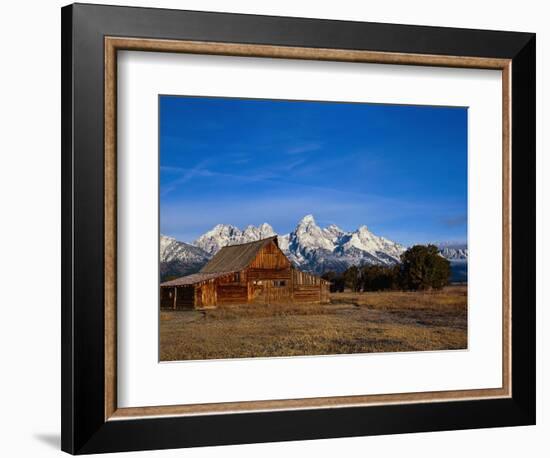 Shanes Barn, Grand Teton National Park, WY-Elizabeth DeLaney-Framed Photographic Print