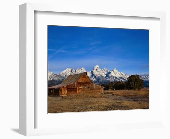 Shanes Barn, Grand Teton National Park, WY-Elizabeth DeLaney-Framed Photographic Print