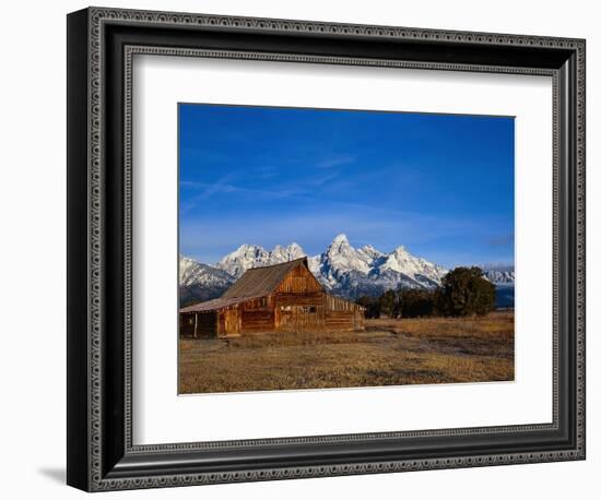 Shanes Barn, Grand Teton National Park, WY-Elizabeth DeLaney-Framed Photographic Print