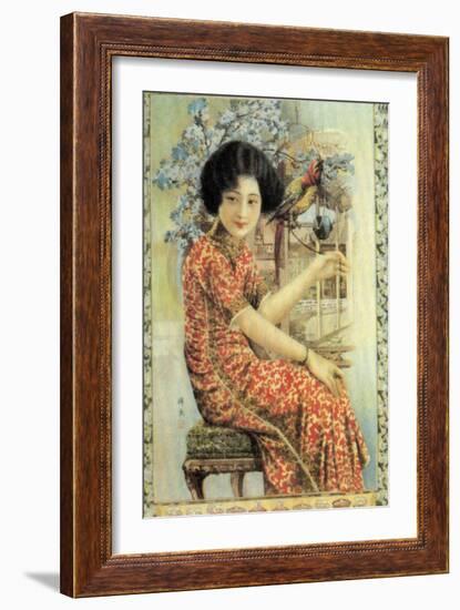 Shanghai Advertising Poster, C1930s-null-Framed Giclee Print