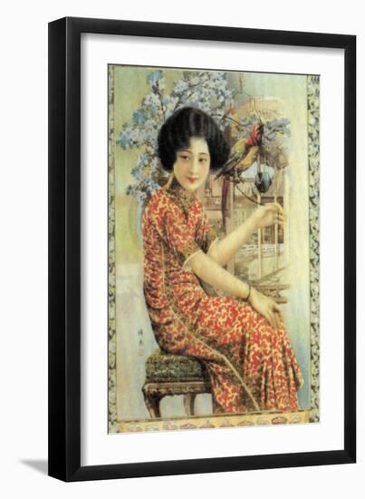 Shanghai Advertising Poster, C1930s-null-Framed Giclee Print