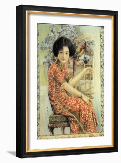 Shanghai Advertising Poster, C1930s-null-Framed Giclee Print