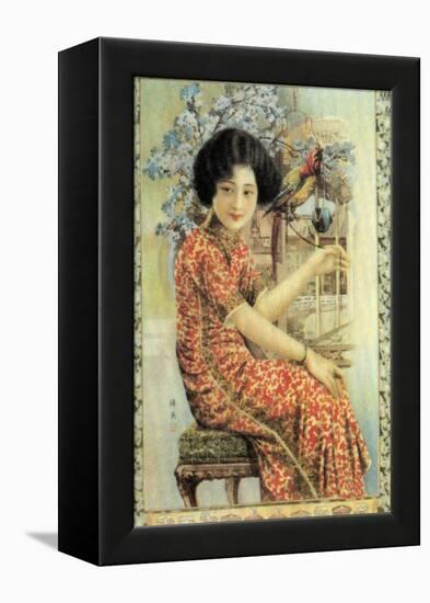 Shanghai Advertising Poster, C1930s-null-Framed Premier Image Canvas