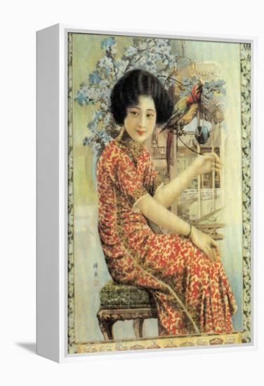 Shanghai Advertising Poster, C1930s-null-Framed Premier Image Canvas