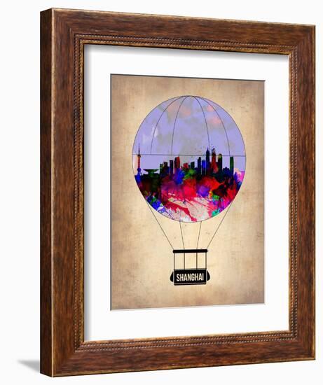 Shanghai Air Balloon-NaxArt-Framed Art Print