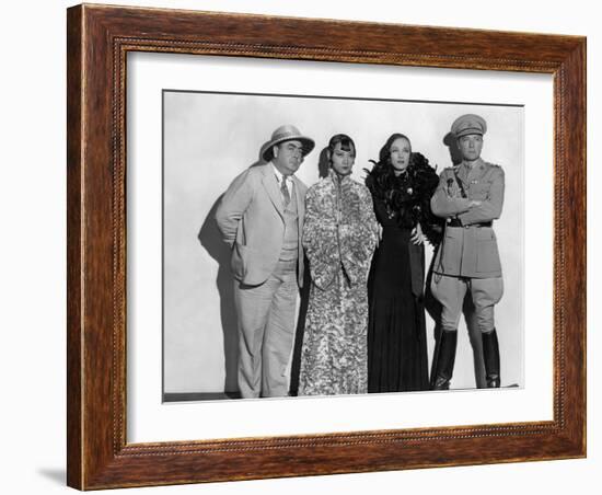 Shanghai Express by Josef von Sternberg with Warner Oland, Anna Mae Wong, Marlene Dietrich and Cliv-null-Framed Photo