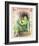 Shanghai Lady in Green Dress-null-Framed Premium Giclee Print