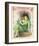 Shanghai Lady in Green Dress-null-Framed Premium Giclee Print