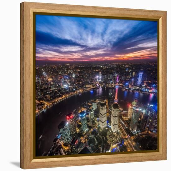 Shanghai Nights-Marco Carmassi-Framed Premier Image Canvas