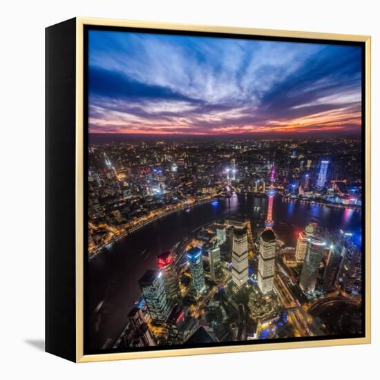 Shanghai Nights-Marco Carmassi-Framed Premier Image Canvas