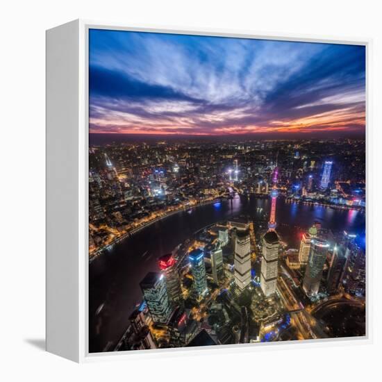 Shanghai Nights-Marco Carmassi-Framed Premier Image Canvas