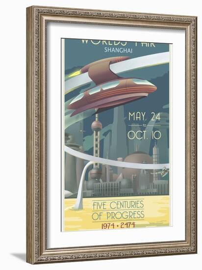 Shanghai Worlds Fair-Steve Thomas-Framed Giclee Print