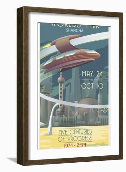 Shanghai Worlds Fair-Steve Thomas-Framed Giclee Print