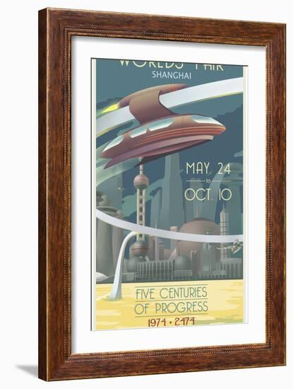 Shanghai Worlds Fair-Steve Thomas-Framed Giclee Print