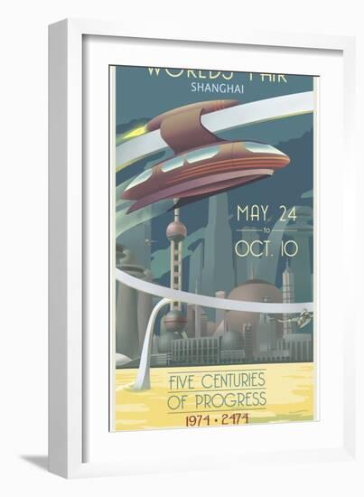 Shanghai Worlds Fair-Steve Thomas-Framed Giclee Print