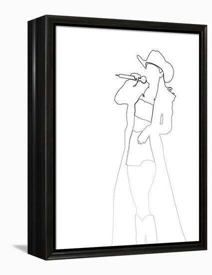 Shania Twain-Logan Huxley-Framed Stretched Canvas