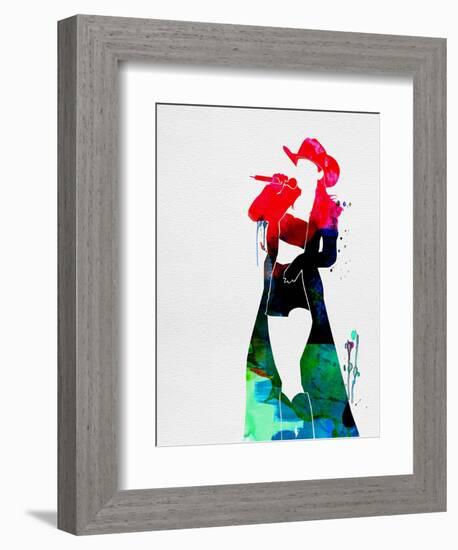 Shania Watercolor-Lana Feldman-Framed Premium Giclee Print