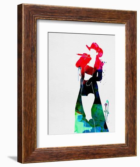 Shania Watercolor-Lana Feldman-Framed Premium Giclee Print