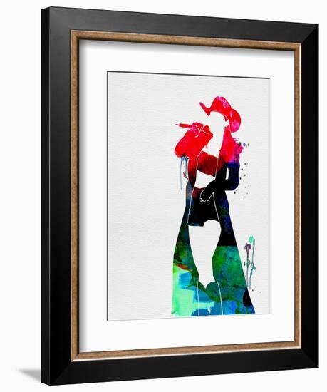 Shania Watercolor-Lana Feldman-Framed Premium Giclee Print