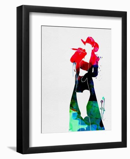 Shania Watercolor-Lana Feldman-Framed Premium Giclee Print