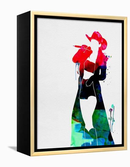 Shania Watercolor-Lana Feldman-Framed Stretched Canvas