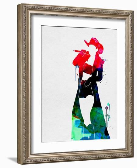 Shania Watercolor-Lana Feldman-Framed Art Print