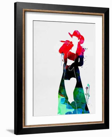 Shania Watercolor-Lana Feldman-Framed Art Print