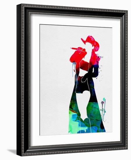 Shania Watercolor-Lana Feldman-Framed Art Print