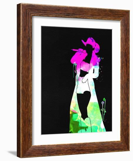 Shania Watercolor-Lana Feldman-Framed Art Print