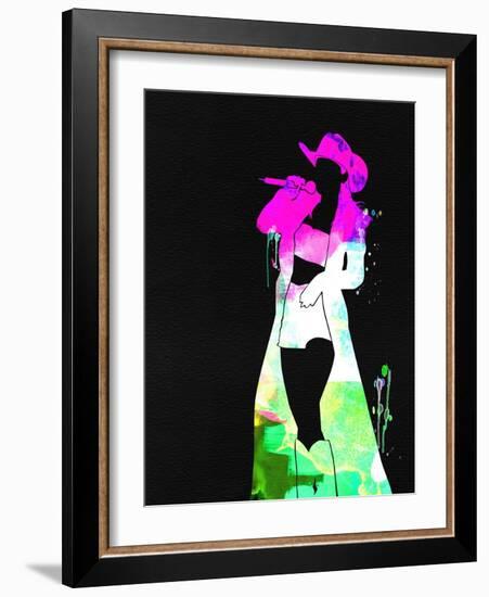 Shania Watercolor-Lana Feldman-Framed Art Print