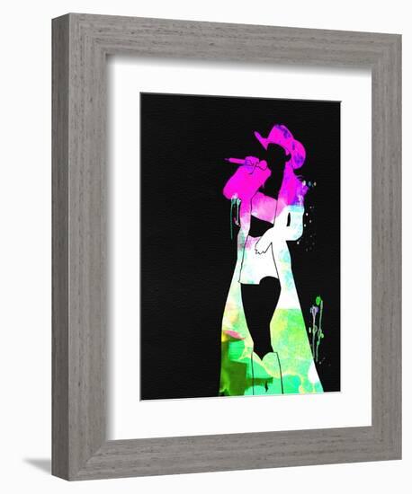 Shania Watercolor-Lana Feldman-Framed Premium Giclee Print