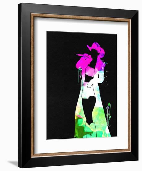 Shania Watercolor-Lana Feldman-Framed Premium Giclee Print