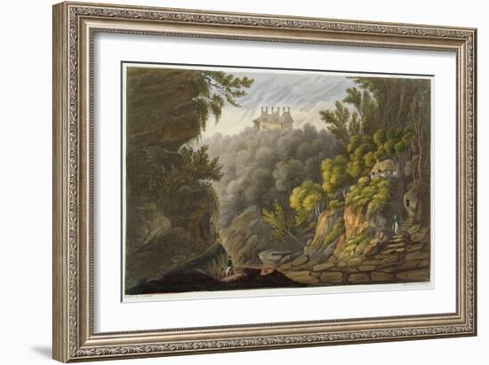 Shanklin Chine, from 'The Isle of Wight Illustrated, in a Series of Coloured Views'-Frederick Calvert-Framed Giclee Print