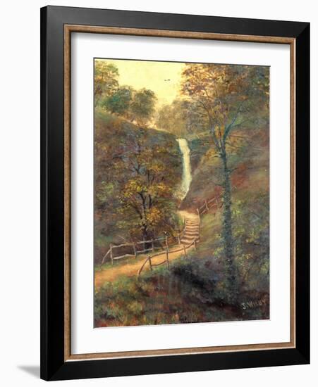 Shanklin Chine, Isle of Wight , 1911-J. Wilby-Framed Giclee Print