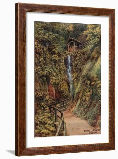 Shanklin Chine, Isle of Wight-Alfred Robert Quinton-Framed Giclee Print