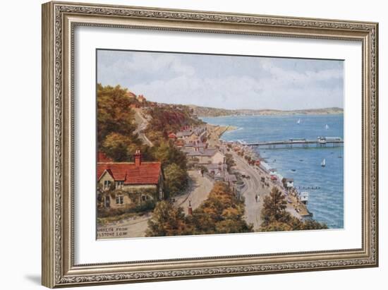 Shanklin, from Rylstone, I O W-Alfred Robert Quinton-Framed Giclee Print