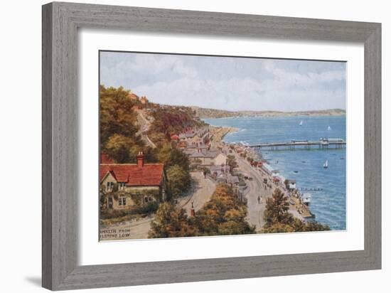 Shanklin, from Rylstone, I O W-Alfred Robert Quinton-Framed Giclee Print