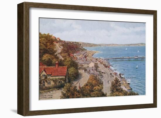 Shanklin, from Rylstone, I O W-Alfred Robert Quinton-Framed Giclee Print