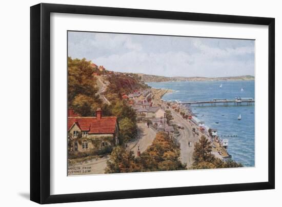 Shanklin, from Rylstone, I O W-Alfred Robert Quinton-Framed Giclee Print